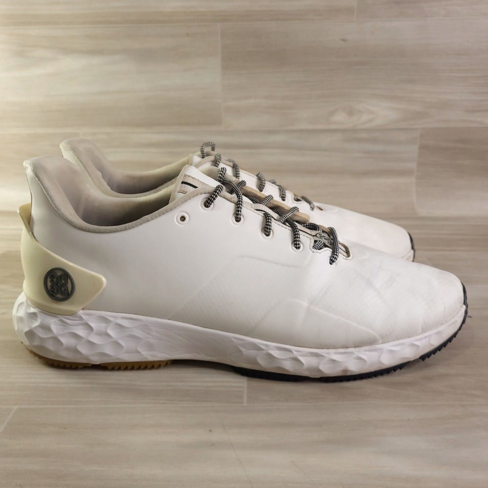 G/FORE MG4+ Golf Shoes Mens 13 White G4MF20EF26 Waterproof Spikeless Sneakers